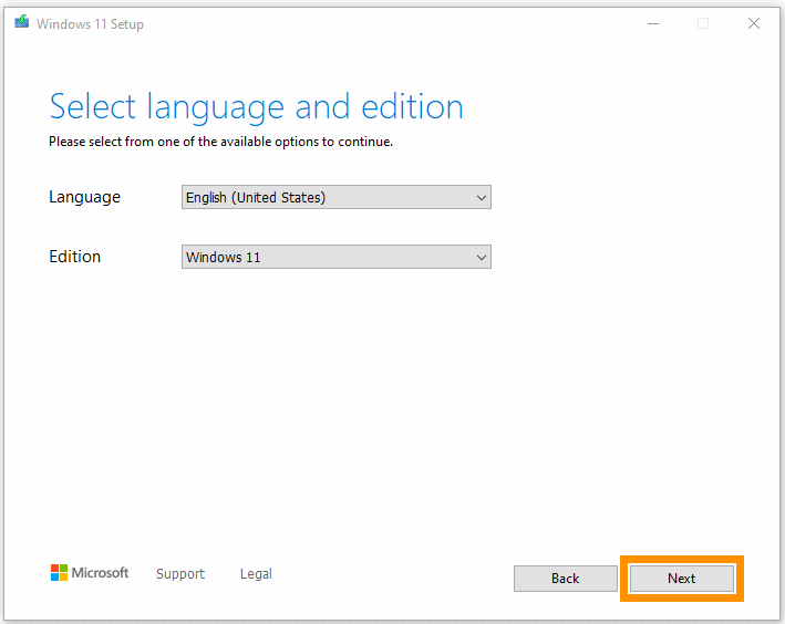 Microsoft Windows 11 PRO in USB